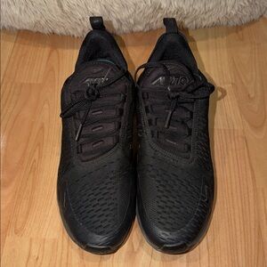 Nike Mens Black Air Max 270s